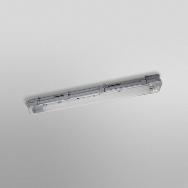 OSRAM Oprawa LED z czujnikiem do wilgotnych pomieszczeń SUBMARINE, 65 cm, szara SUBMARINE, aluminiowy / szary / cynkowy, tworzywo sztuczne