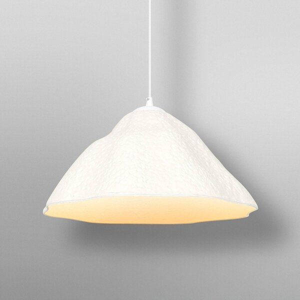 OSRAM Lampa wisząca Decor Lotus Leaf, możliwość ściemniania, biały / opal, salon / jadalnia, papier / lunolit / lunopal