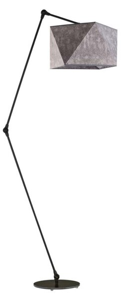 Lampa stojąca podłogowa przegubowa regulowana z abażurem diament SOUL