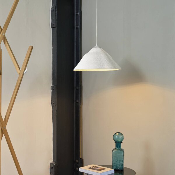 OSRAM Lampa wisząca Decor Lotus Leaf, możliwość ściemniania, biały / opal, salon / jadalnia, papier / lunolit / lunopal