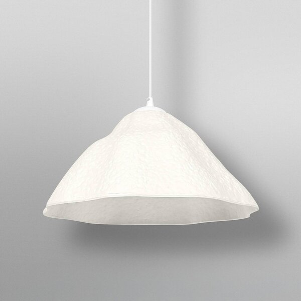 OSRAM Lampa wisząca Decor Lotus Leaf, możliwość ściemniania, biały / opal, salon / jadalnia, papier / lunolit / lunopal