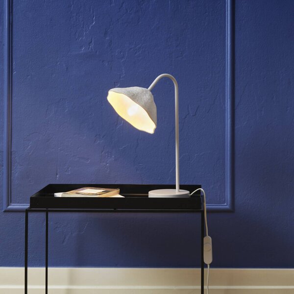 OSRAM Lampa stołowa Decor Lotus Leaf, biały / opal, salon / jadalnia, papier / lunolit / lunopal