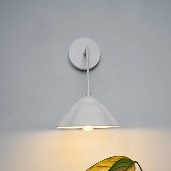OSRAM Kinkiet Decor Lotus Leaf, możliwość ściemniania, biały / opal, salon / jadalnia, papier / lunolit / lunopal