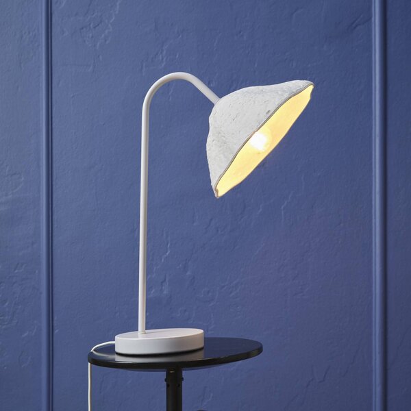 OSRAM Lampa stołowa Decor Lotus Leaf, biały / opal, salon / jadalnia, papier / lunolit / lunopal