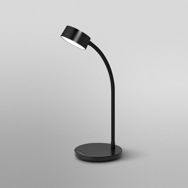 OSRAM Lampa biurkowa LED Office Line Desk Cylinder, możliwość ściemniania, czarny, biuro, tworzywo sztuczne, nowoczesny