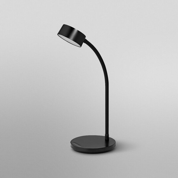 OSRAM Lampa biurkowa LED Office Line Desk Cylinder, możliwość ściemniania, czarny, biuro, tworzywo sztuczne, nowoczesny