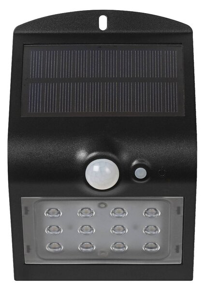 OSRAM Kinkiet LED ENDURA FLOOD BUTTERFLY 1,5 W z czujnikiem, czarny, tworzywo sztuczne, nowoczesny