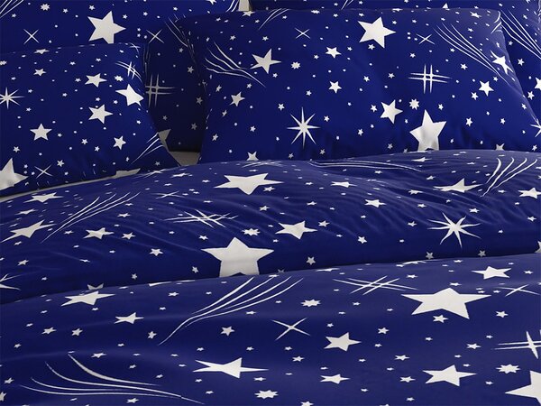 Pościel z polibawełny NIGHT SKY POLY niebieska Rozmiar pościeli: 70 x 90 cm | 140 x 200 cm