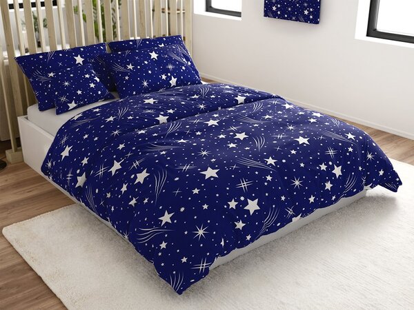 Pościel z polibawełny NIGHT SKY POLY niebieska Rozmiar pościeli: 70 x 90 cm | 140 x 200 cm