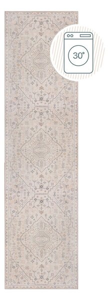 Kremowy chodnik odpowiedni do prania 60x230 cm Teo Traditional – Flair Rugs
