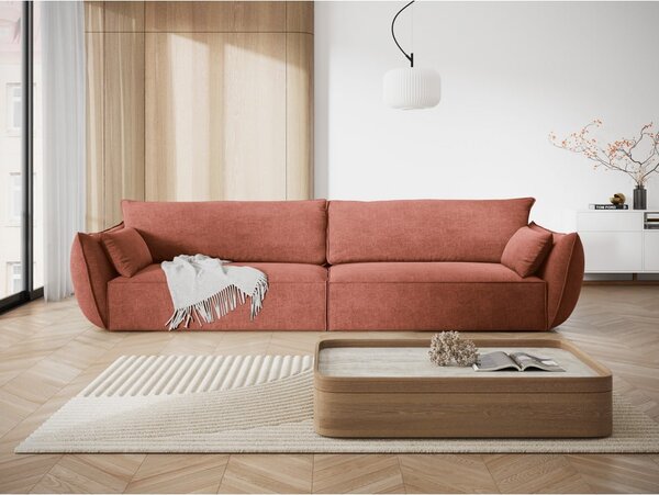 Czerwona sofa 248 cm Vanda – Mazzini Sofas