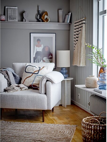 Marmurowy okrągły stolik ø 46 cm Jasmia – Bloomingville