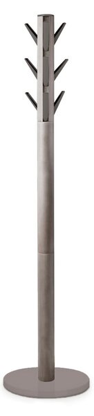 Szary wieszak z drewna kauczukowego Flapper – Umbra