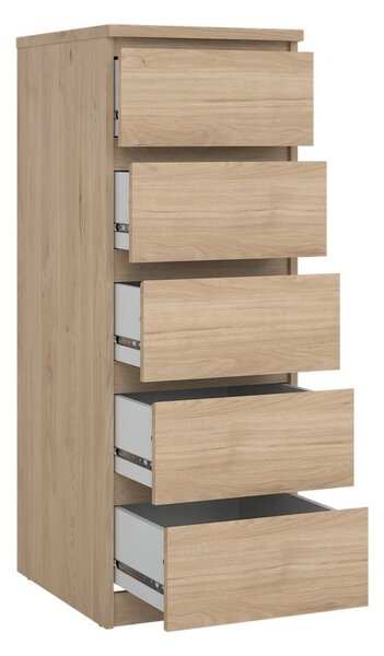Komoda w dekorze dębu w naturalnym kolorze 40x111x50 cm Naia – Tvilum