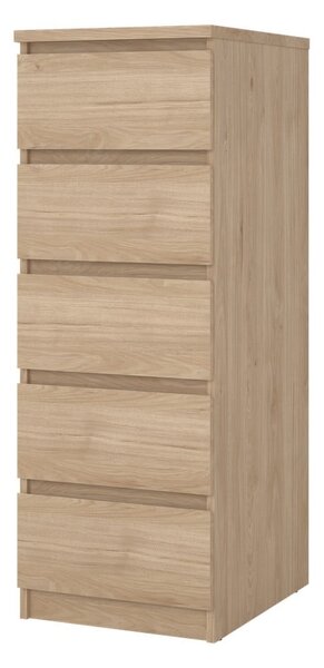 Komoda w dekorze dębu w naturalnym kolorze 40x111x50 cm Naia – Tvilum