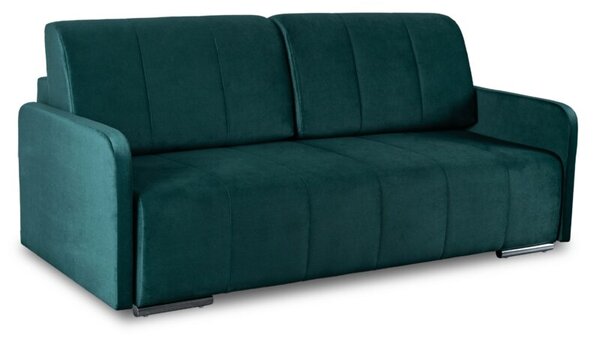 Sofa Kanapa RozkÅadana z FunkcjÄ Spania Wersalka Dwuosobowa Zielona IBIZA