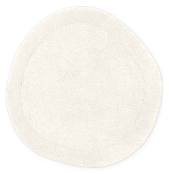 Kremowy okrągły dywan z mieszanki wełny tkany ręcznie ø 160 cm Kari Organic – Villeroy&Boch