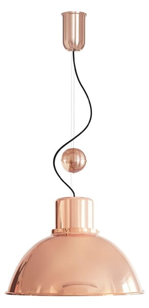 REFLEX MAXI Copper z regulacją lampa wisząca retro miedziana domodes