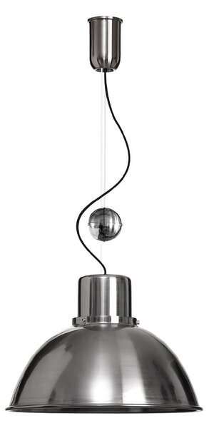 REFLEX MAXI Steel z regulacją lampa wisząca retro kolor stalowy domodes