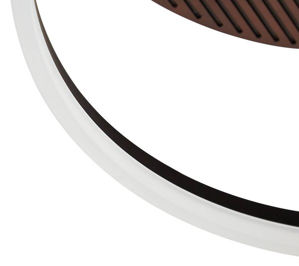 Lampa sufitowa LED Orven Lucande, możliwość ściemniania, czarny, salon / jadalnia, metal, nowoczesny