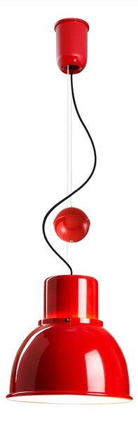 Reflex Mini regulowana czerwona lampa wisząca domodes