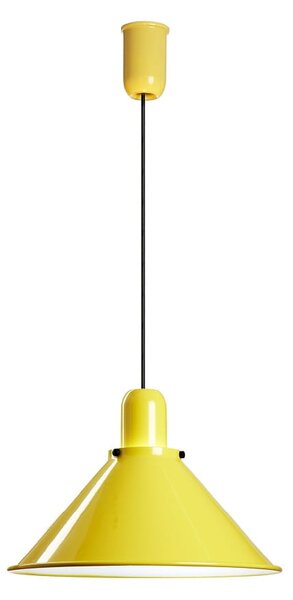 Reflex Stożek żólta lampa wisząca w stylu retro domodes
