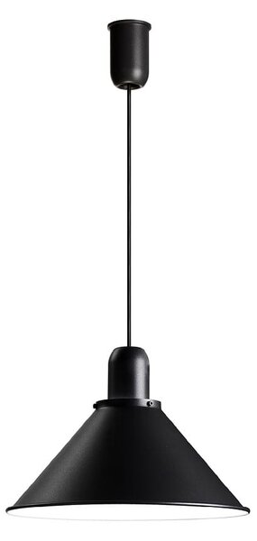 Reflex Stożek czarna struktura lampa wisząca w stylu retro domodes