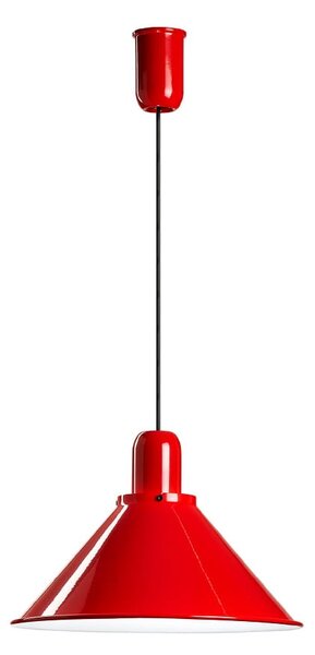 Reflex Stożek czerwona lampa wisząca w stylu retro domodes