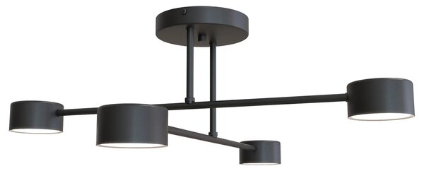 Czarna loftowa lampa sufitowa - 3X D134 P8-W22