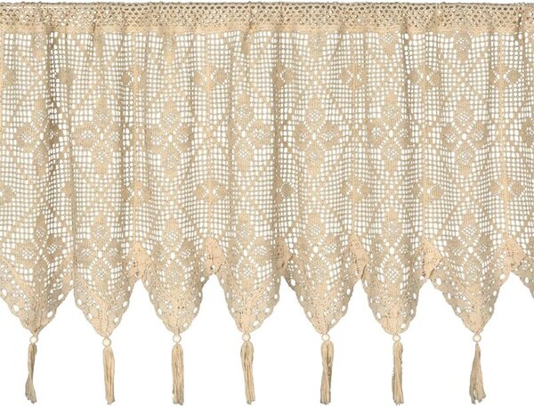 Firana gotowa EUROFIRANY Martha 150 x 60 cm JasnobeÅ¼owy