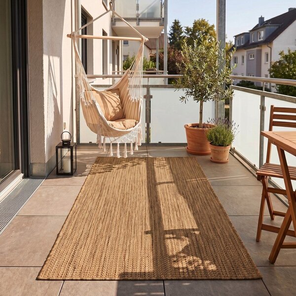 Brązowy dywan odpowiedni na zewnątrz 80x150 cm Mira 1450 – Ayyildiz Carpets