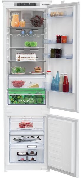 Lodówka BEKO BCNA306E4SN No Frost HarvestFresh MetalWall 193cm