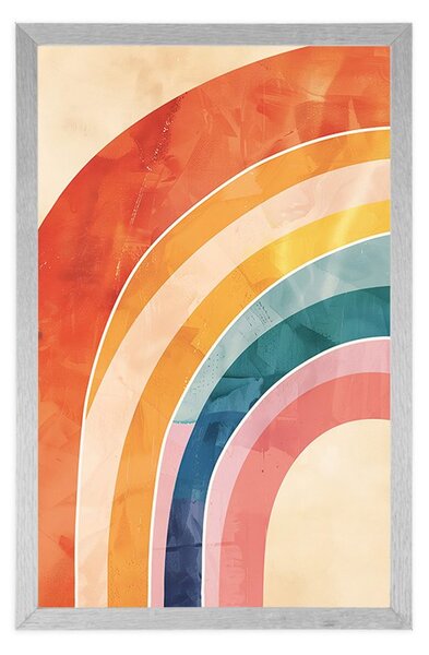 Plakat tęcza Peach Fuzz
