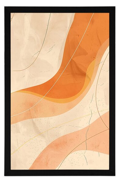 Plakat artystyczna linia Peach Fuzz