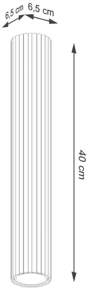 Oliwkowa lampa sufitowa 40cm - D294 F9-A37