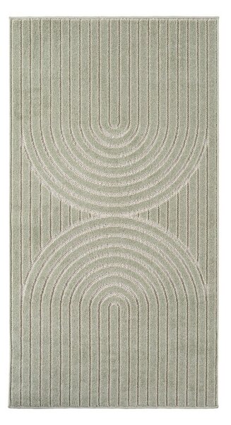 Zielony dywan odpowiedni na zewnątrz 80x150 cm Nova 1201 – Ayyildiz Carpets