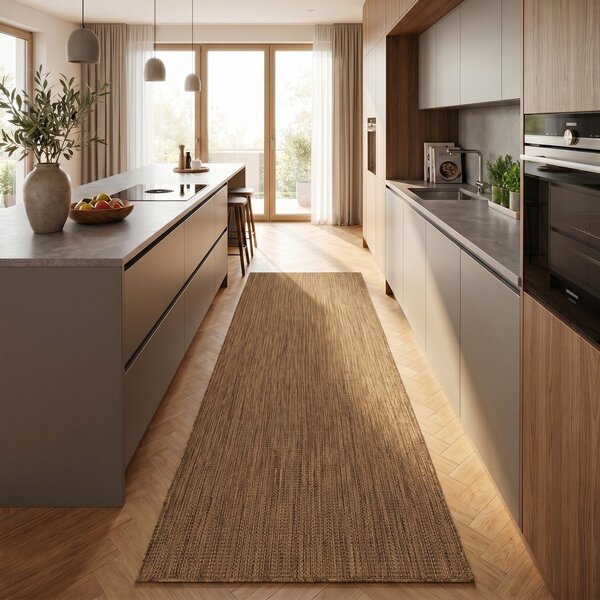 Brązowy chodnik odpowiedni na zewnątrz 80x250 cm Mira 1450 – Ayyildiz Carpets