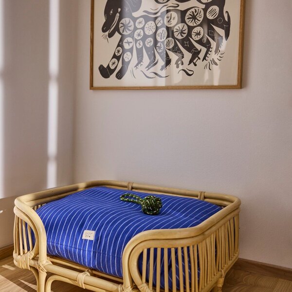 Niebieskie bawełniane legowisko dla psów 94x75 cm Kyoto – OYOY Living Design