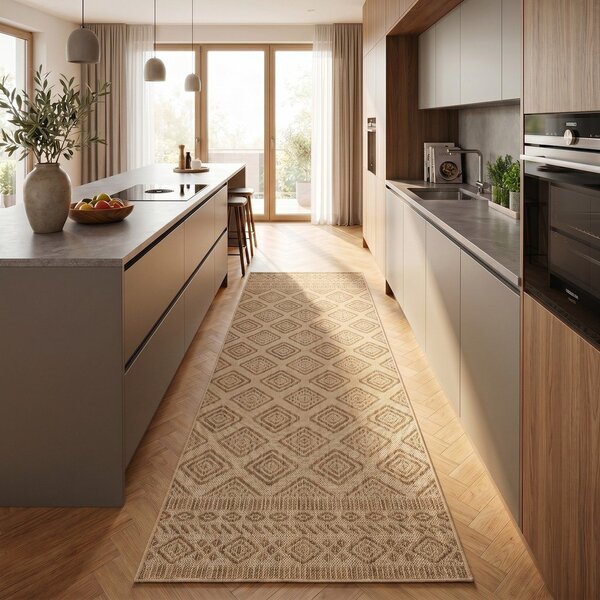 Beżowy chodnik odpowiedni na zewnątrz 80x250 cm Mira 1452 – Ayyildiz Carpets