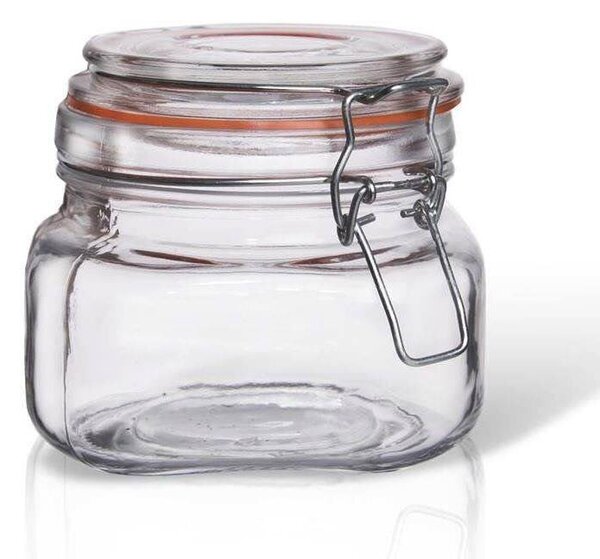 Słoik patentowy z klipsem szklany 500 ml