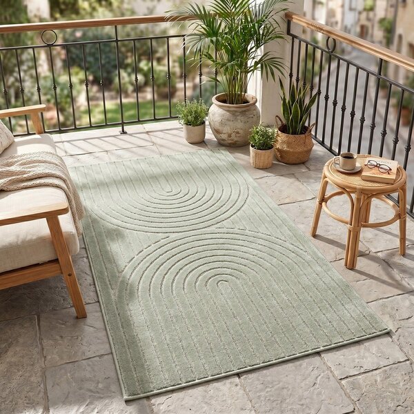 Zielony chodnik odpowiedni na zewnątrz 80x250 cm Nova 1201 – Ayyildiz Carpets