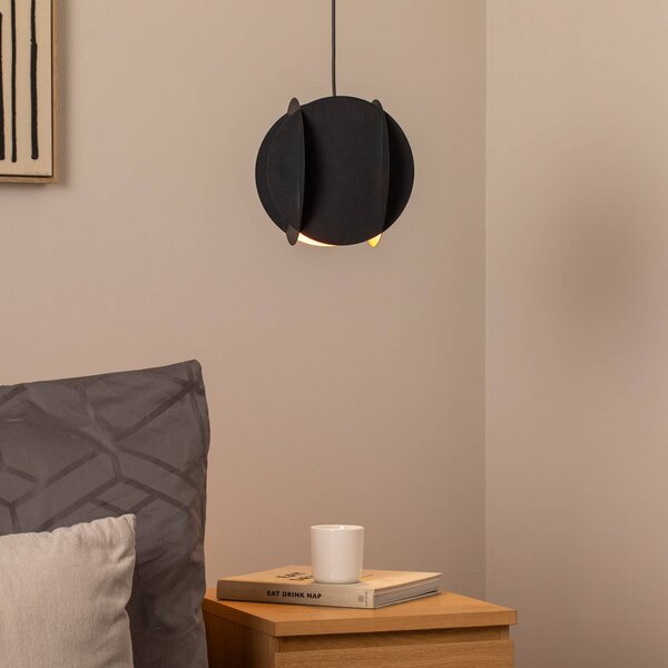 Lampa wisząca Corner Opviq, możliwość ściemniania, czarny, salon / jadalnia, metal, nowoczesny