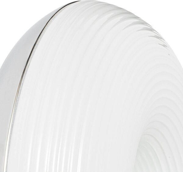 Kinkiet LED Fjora Lindby, możliwość ściemniania, biały / opal, salon / jadalnia, szkło, design