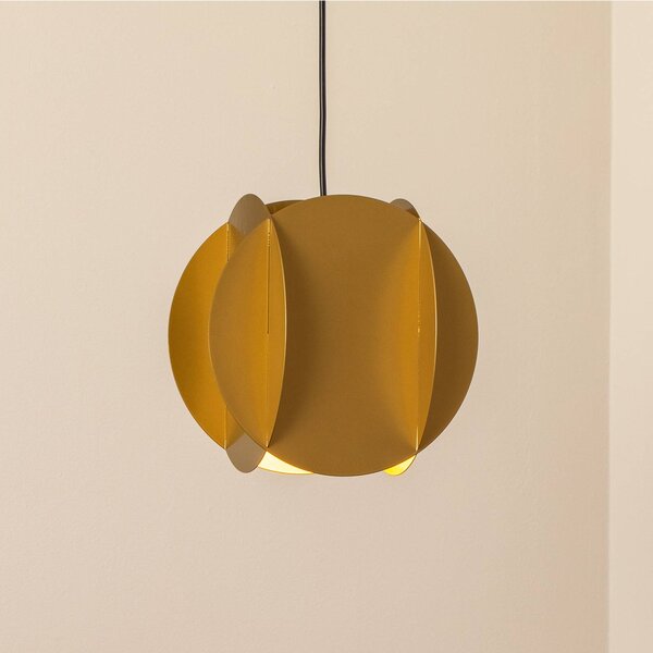 Lampa wisząca Corner Opviq, możliwość ściemniania, mosiężny / złoty, salon / jadalnia, metal, nowoczesny