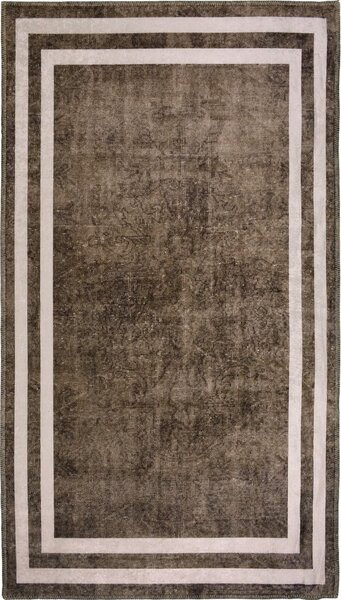 Brązowy chodnik odpowiedni do prania 200x80 cm – Vitaus