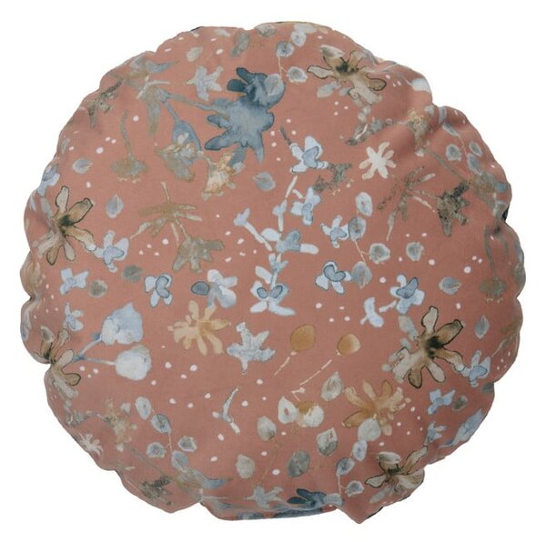 Poduszka BePureHome Velvet Melon, ø 45 cm