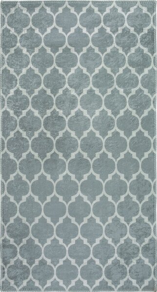 Jasnoszaro-kremowy dywan odpowiedni do prania 180x120 cm – Vitaus