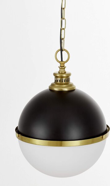 LAMPA WISZĄCA LOFT CZARNO-MOSIĘŻNA LARGO