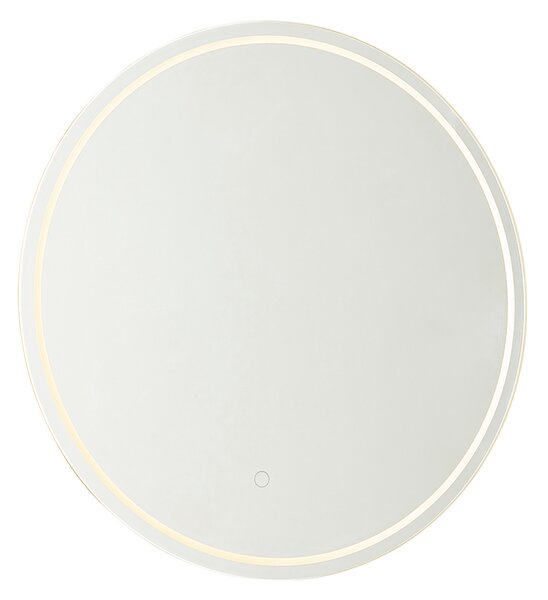 Nowoczesne lustro łazienkowe 60 cm ze ściemniaczem LED i dotykowym - Sebas Oswietlenie wewnetrzne