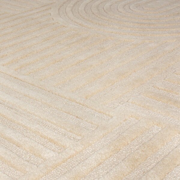 Beżowy wełniany dywan 60x230 cm Zen Garden - Flair Rugs